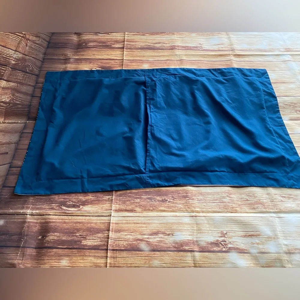 Perry Ellis Portfolio Striped Long Blue Pillowcase